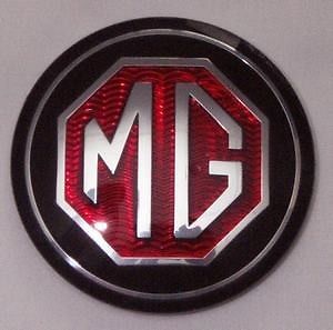 Mg new parts: steering wheel motif for 62-69 mgb mgbgt horn center