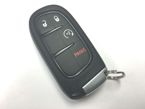 Oem 2014 - 2016 jeep cherokee 4 button smart remote w/ remote start fcc: gq4-54t