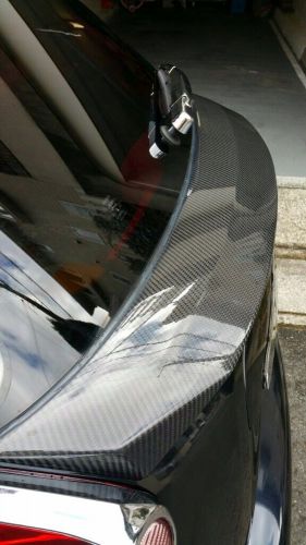Jdm nissan juke carbon fiber rear hatchback trunk racing spoiler