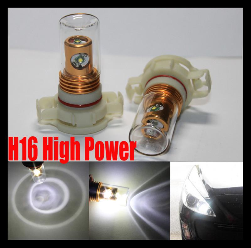 New h16 5202 psx24w 20w cree q5 chip led high power fog lights drl bulbs white