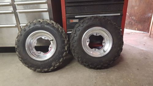 Banshee 21x7-10  #kt851a dunlop front tires on 10x6 stock wheels