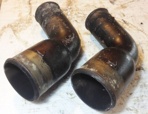 Pair of 1994 yamaha 5.7 v8  stern drive exhaust elbow part 10191300