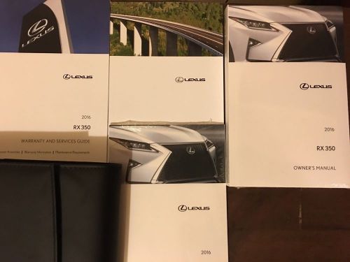 2016  lexus rx 350  owners manual