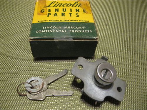 Nos 1957 and 1958 mercury glove box lock and key