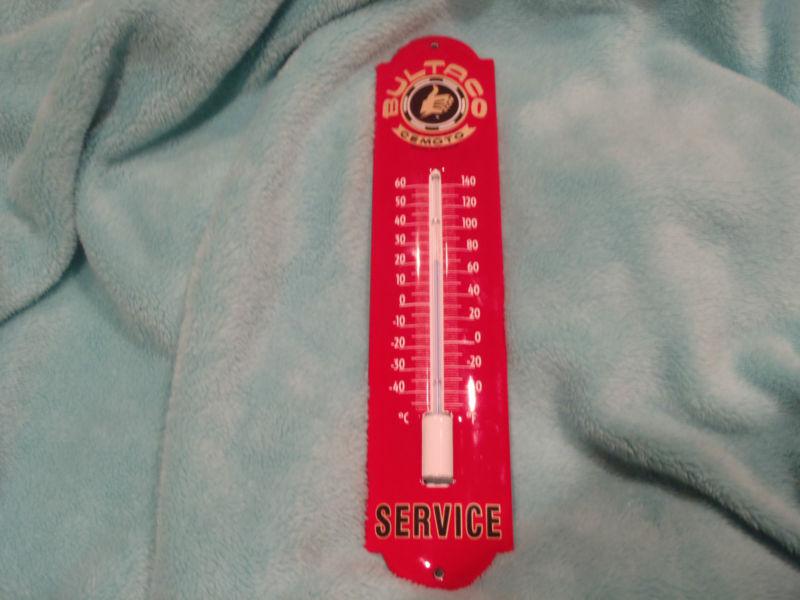 Bultaco genuine porcelain service wall thermometer garage great graphic`s mint