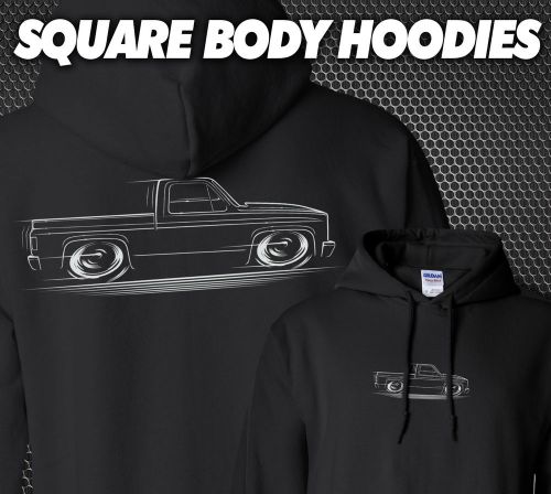 Square Body Chevy GMC Truck 3XL HOODIE Chevrolet C10 1980 1981 1982 1983 1984, US $33.50, image 1