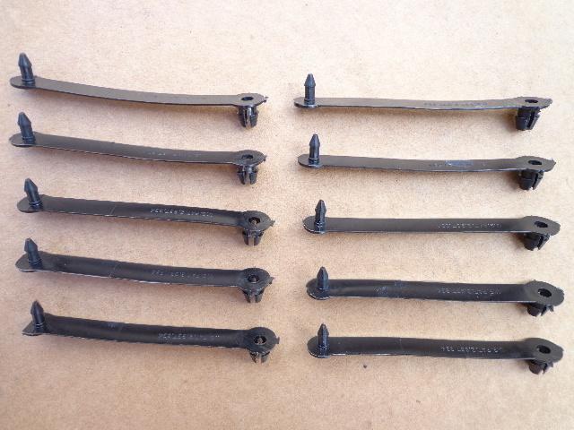 10 wire harness or vacuum line straps!!! attach to firewall & fender well 73a-82