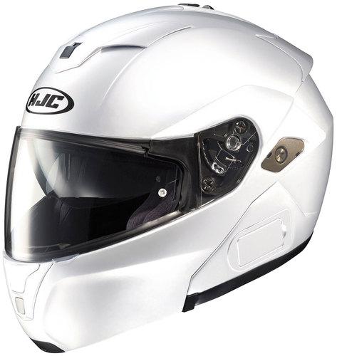 Hjc sy-max iii modular motorcycle helmet white medium