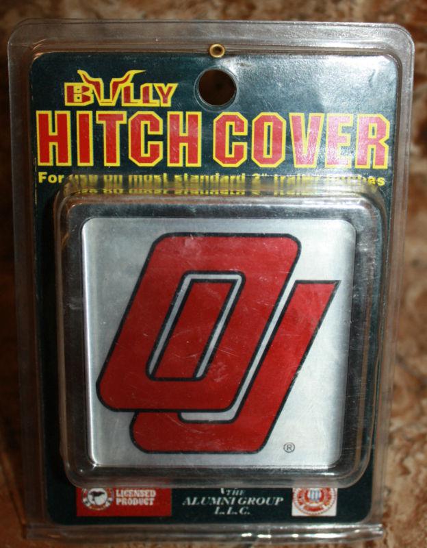 Bully 2" universal hitch cover  oklahoma sooners officially licensed new in box 