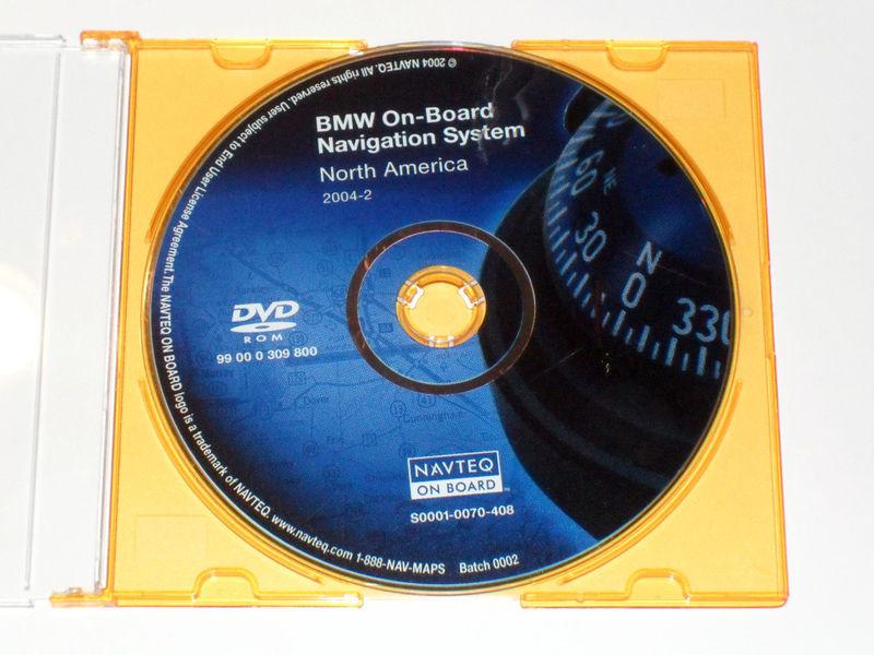 Bmw navigation disc dvd cd 2004-2 navagation disk oem gps map trunk mount