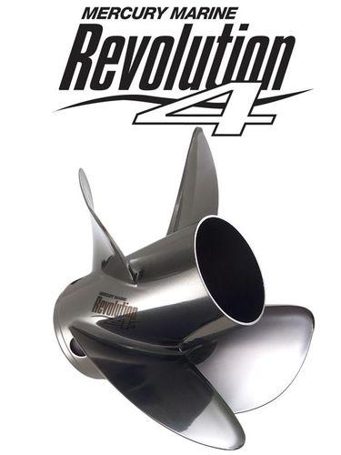 Mercury revolution 4 blade stainless steel propeller 14-5/8 x 17p 48-857024a46