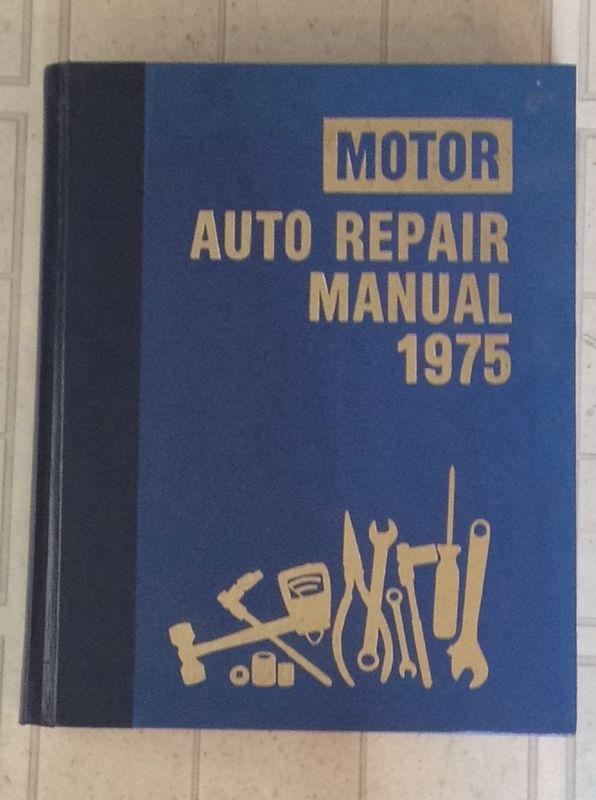 Motor auto repair manual  for 1969-1975 models  