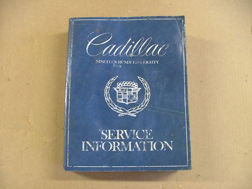 sell-1980-cadillac-service-manual-original-in-sauk-rapids-minnesota
