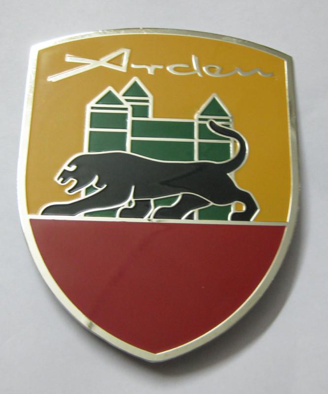 Car badge - jaguar arden grill badge emblem logos metal car grill badge logos 