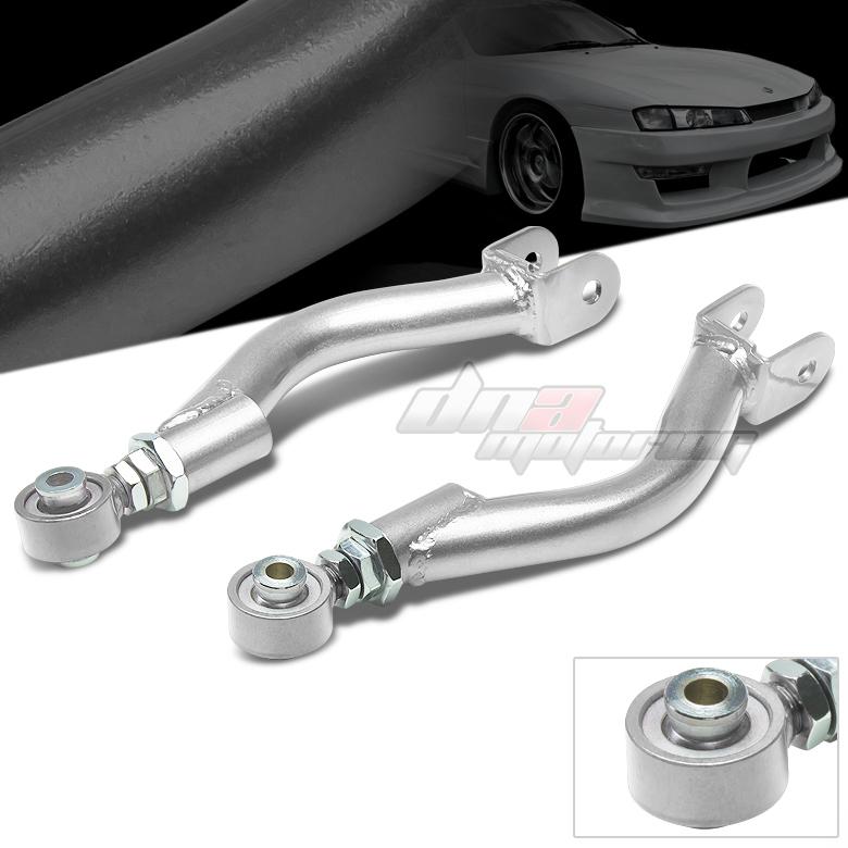 95-98 nissan 240sx s14 s15/r33 r34 silver rear camber control suspension arm kit