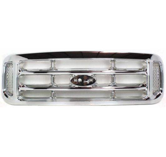 Excursion f250 f350 super duty pickup truck chrome front end grille grill