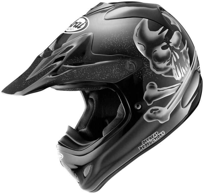 Arai visor for vx-pro3 motorcycle helmet - hayes jolly roger
