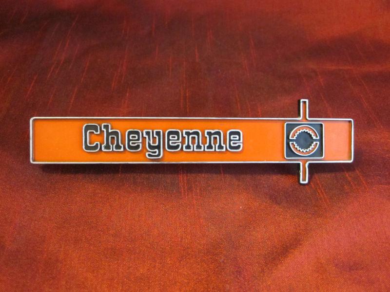 1975-1980 chevrolet cheyenne dashboard emblem