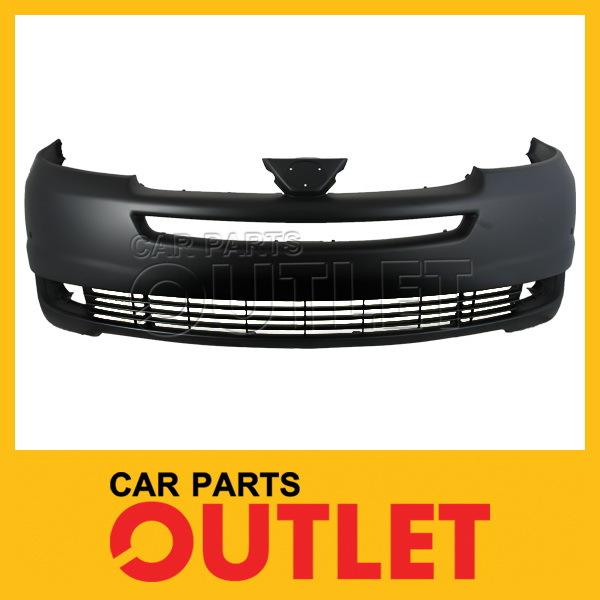 2004 2005 sienna xle front bumper primered cover park sensor hole wo cruise ctrl