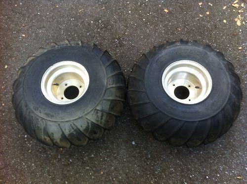 Ohtsu pro wedge tires vintage paddle mud snow tires with aluminum rims 22x11-8