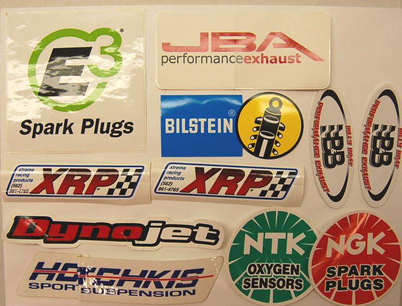  *grab bag* 11 import tuner street racer vinyl decal racing tool box stickers 