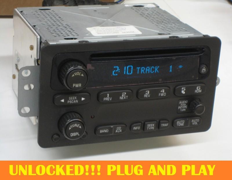 Unlocked oem 2001-2005 gm chevy venture monte carlo cd radio impala malibu 