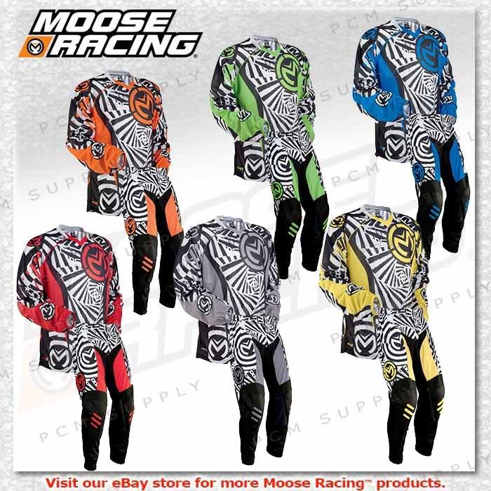 Moose racing 2013 m1 motocross mx atv offroad jersey pant gear combo
