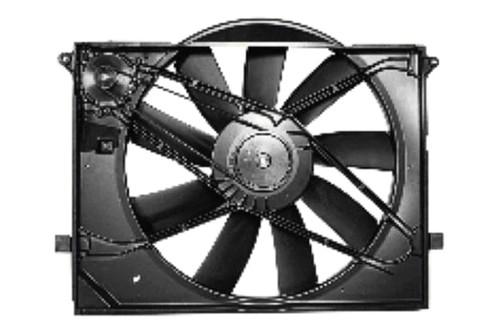 Replace mb3115113 - 01-02 mercedes cl class radiator fan assembly oe style part