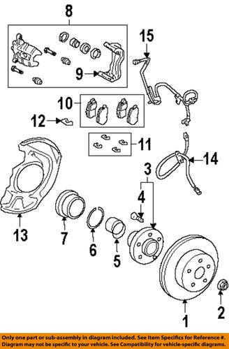 Toyota oem 477820e010 brake-splash shield