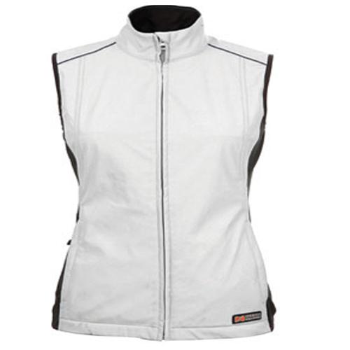 Mobile warming jackii women's heated motorcycle vest silver size xxxx-large