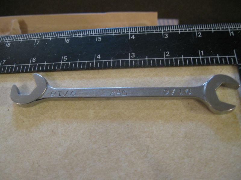 Mac  wrench, open end, 4-way angle head, 9/16 sae