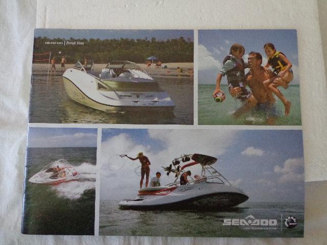 2008 sea doo  product line boat brochure  catalog swport boats to wave runners