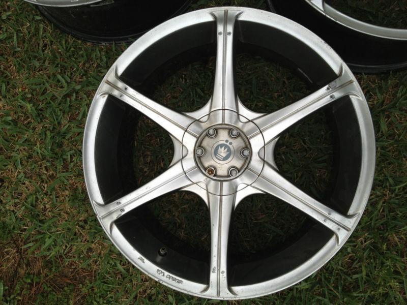 Konig crown verdict silver rim wheel 96-02 bmw z3 roadster 