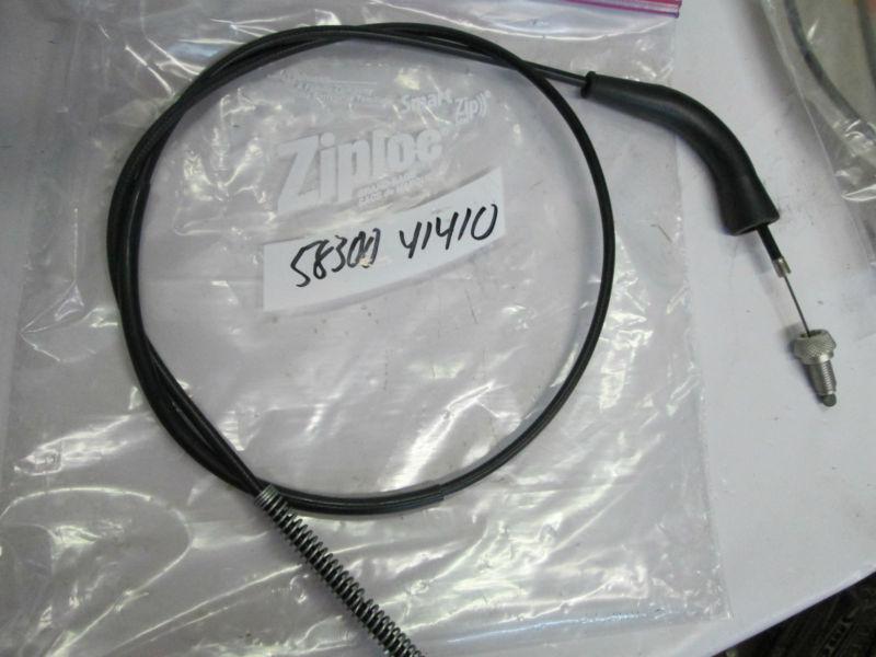 Suzuki pe250 nos throttle cable 1979 58300-41410     genuine suzuki