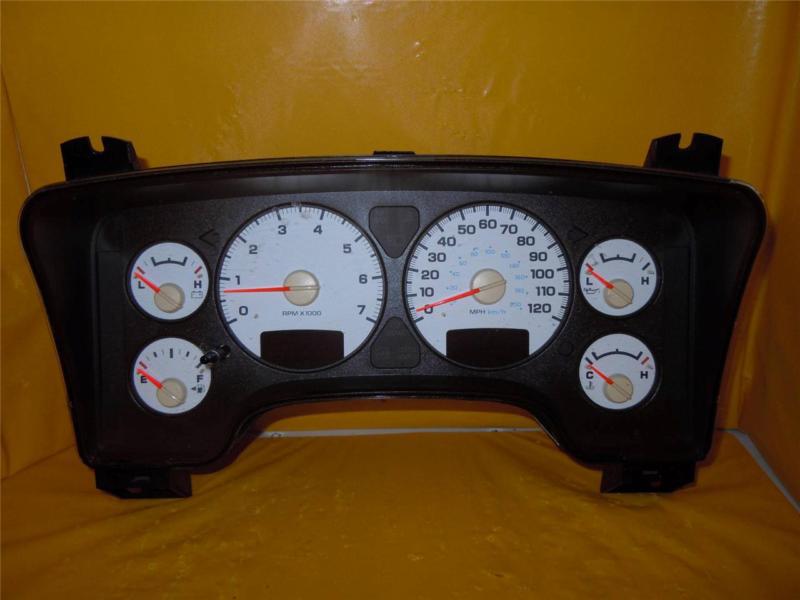 03 dodge 1500 2500 3500 speedometer instrument cluster dash panel gauges 122,489