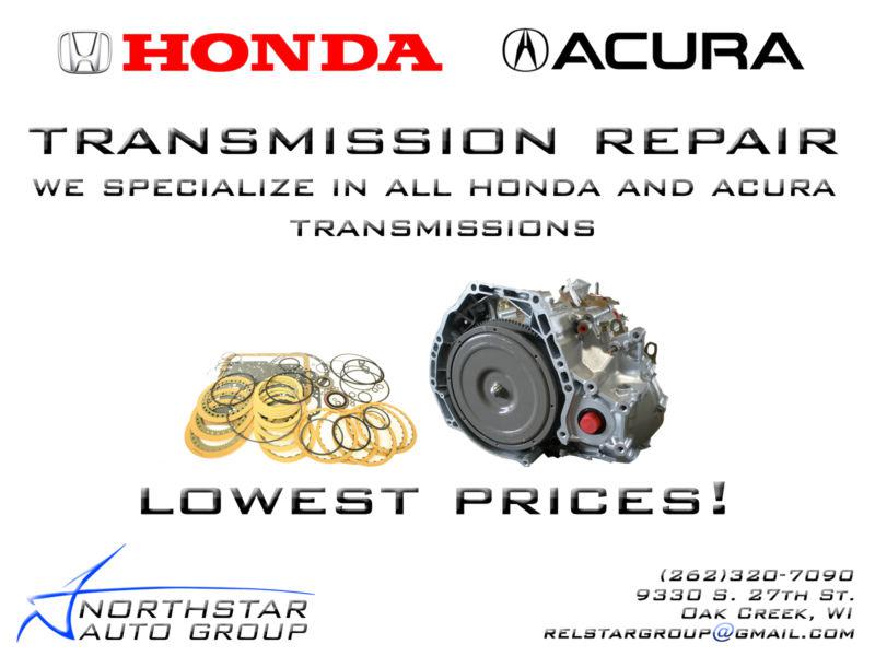 Acura tl/cl automatic transmission rebuild service - includes removal/install