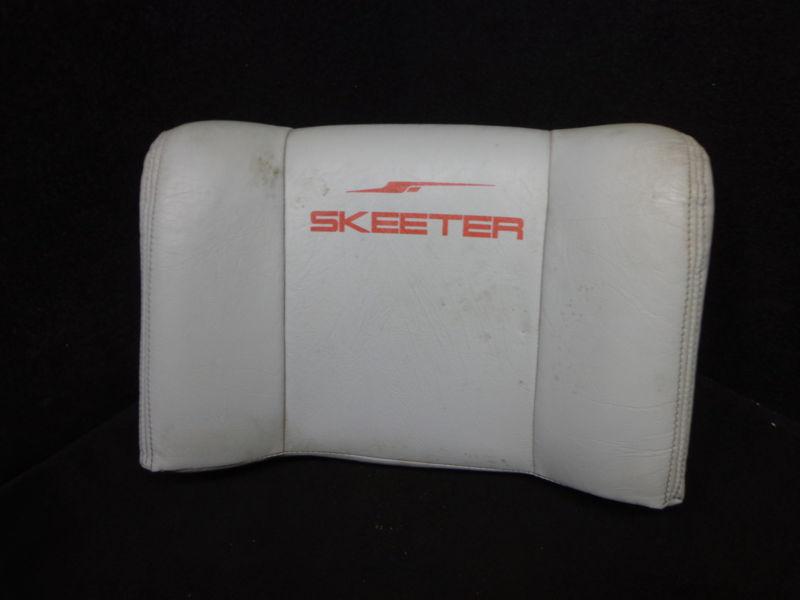 Skeeter bass boat step seat back grey #dr160 - includes 1 step seat cushion 