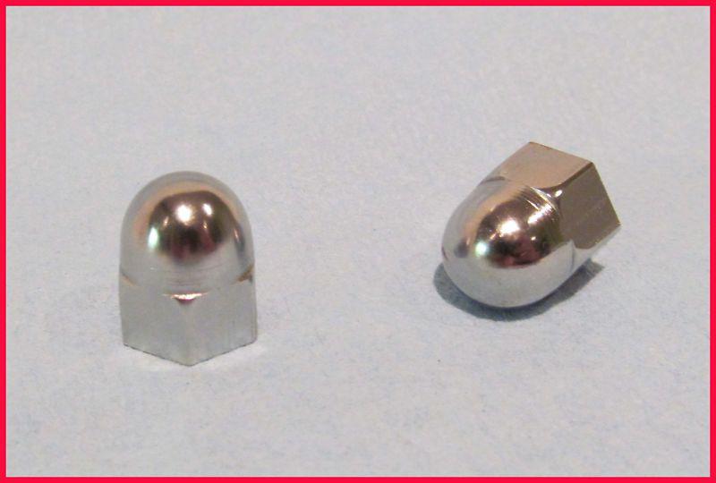 Triumph 500 650 750 primary gearbox chrome dome nut pair unf 1969 on pn# 21-0544