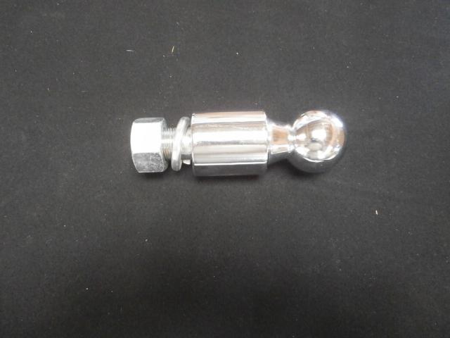 New 2" chrome ball 1" shank x 1 1/2" l 2" rise rated 5000 lbs.