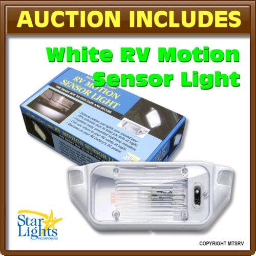 Star lights smart light 1000 motion sensor detector light - white - brand new rv