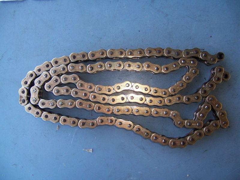 Kawasaki suzuki yamaha honda chain  gold chain extention length 84  in. 64 links