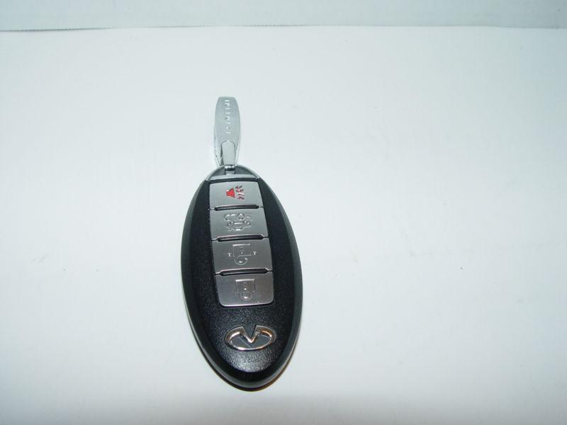 Infiniti g37 g35 oem 4-button smart key remote with infiniti key ring