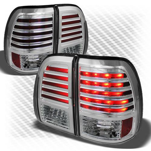 03-07 lexus lx470 chrome red philips-led perform tail lights rear brake lamps