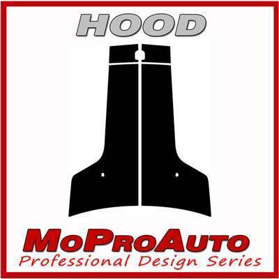 2010 pro grade 3m vinyl hood dodge challenger vinyl graphic decals stripes 936
