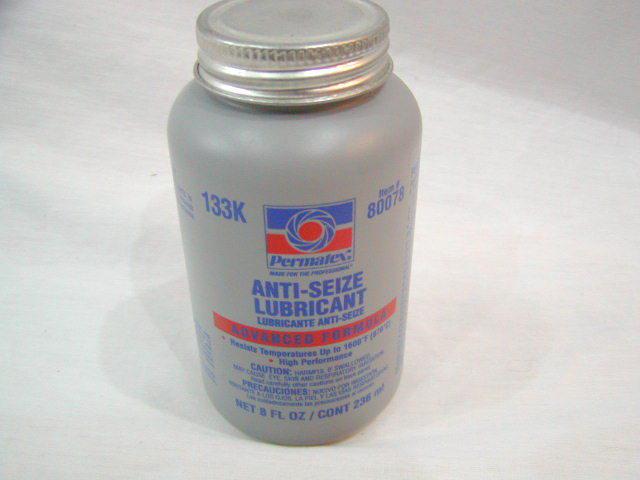 Permatex anti-seize lubricant unused 8 oz bottle 80078 brush cap antiseize ounce