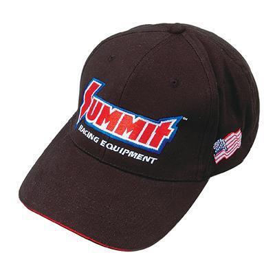 Summit racing embroidered hat summit racing equipment black one size fits all