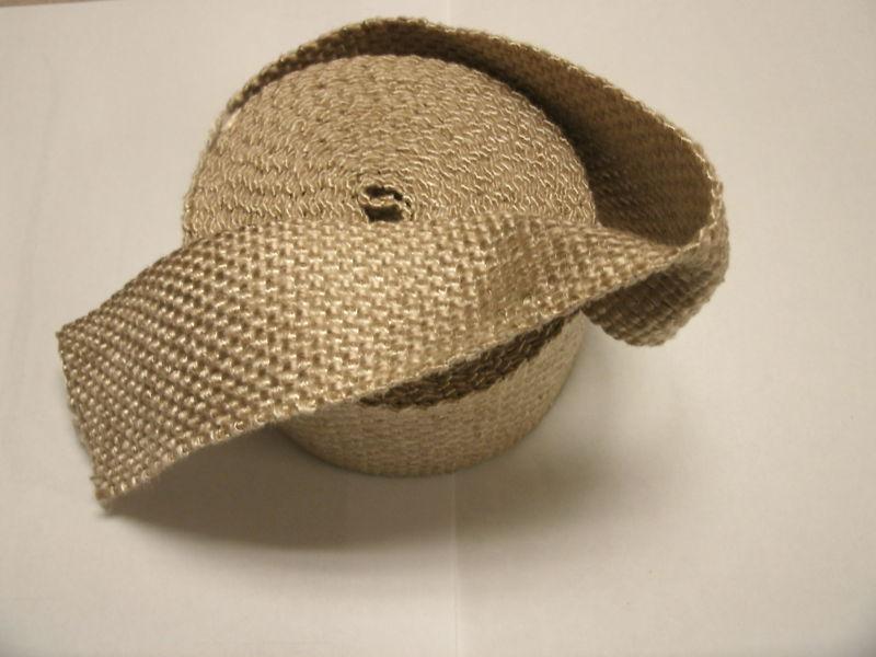 Tan 2"x20' exhaust header wrap for car or cycle....