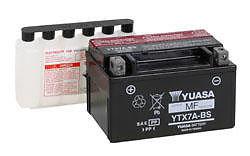 Yuasa battery maintenance free ytx7a-bs kymco super 8 150 2009-2012