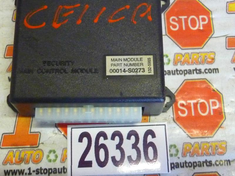 02 toyota celica security main control module 00014-s0273 oem