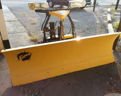 Fisher minute mount 2 snow plow 7.5 with mount, wiring & controllet